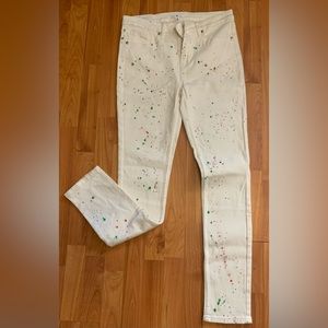 Mens Painted Jeans